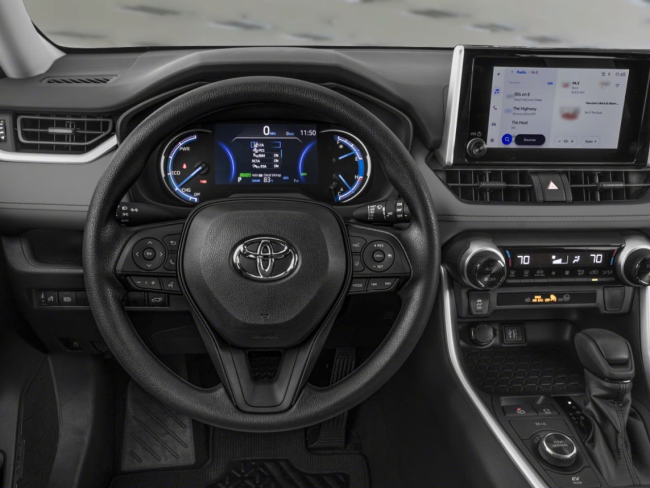 2023 Toyota RAV4 Hybrid XLE AWD / CLEAN CARFAX / HEATED SEATS / MOONROOF / ALLOY WHEELS / CARPLAY AND ANDROID AUTO White Mississauga - photo #7