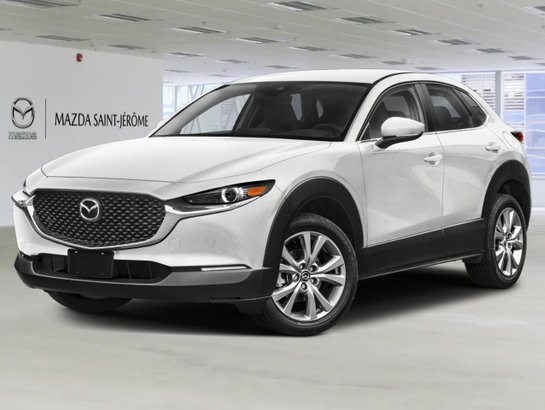 2026 MAZDA CX-30 GS TI | VOLANT CHAUFFANT | DÉMARRAGE À DISTANCE | CAMÉRA DE RECUL | NAVIGATION Snowflake White Pearl