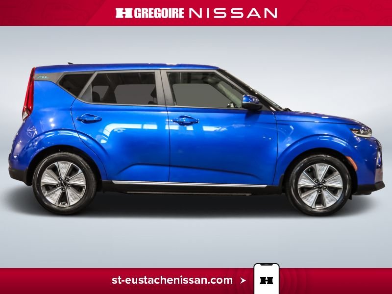 Kia Soul SE4477 | EV Premium CUIR ELECTRIQUE APPLE CARPLAY 2022 Bleu Laval - photo #12