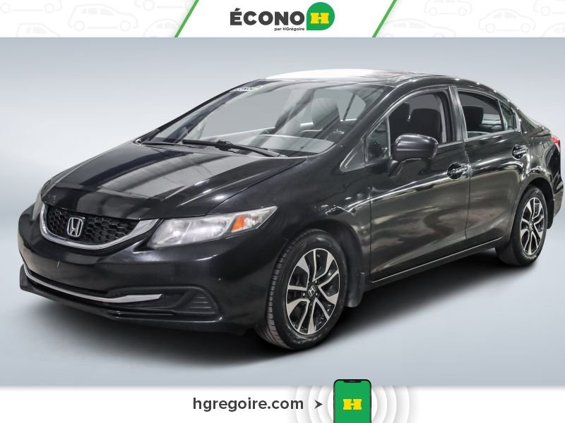 2015 Honda Civic Black Saint-Eustache - photo #2