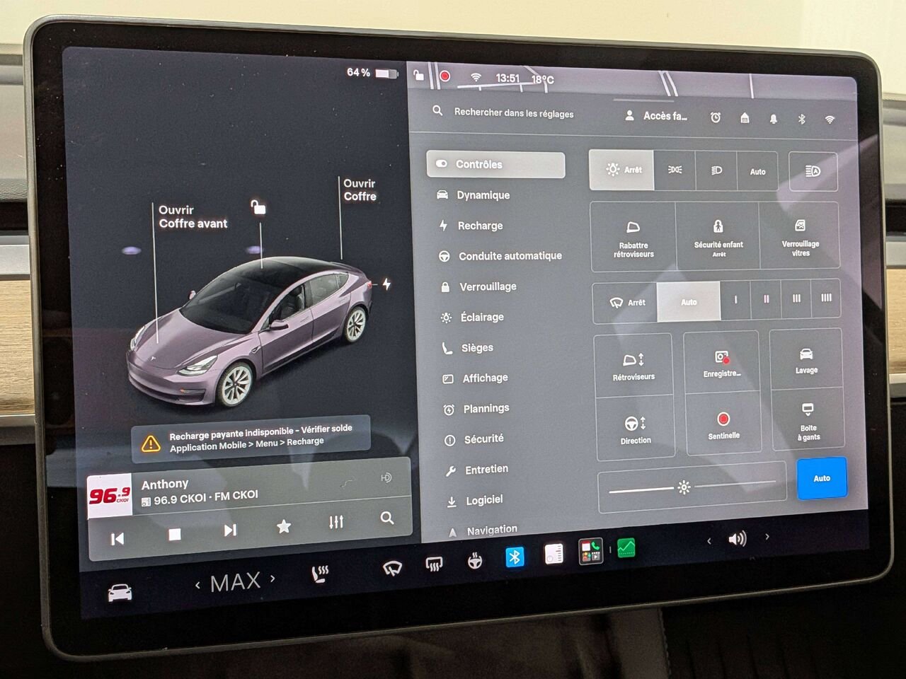 Tesla Model 3 Standard Range Plus RWD 2021 Gris Val-David - photo #21