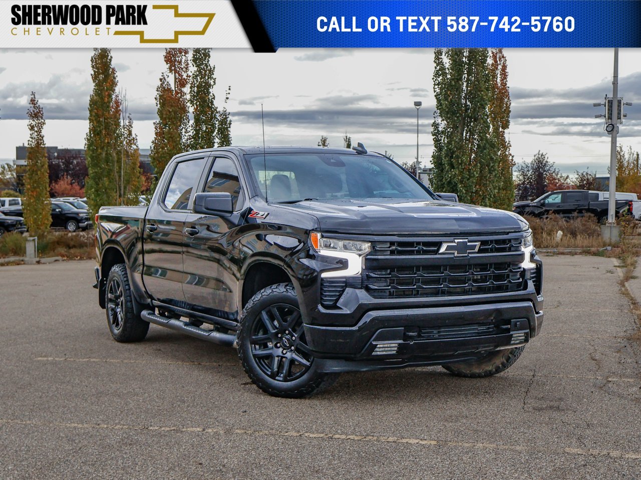 2022 Chevrolet Silverado 1500 4WD Crew Cab 147 RST Black Sherwood Park - photo #0