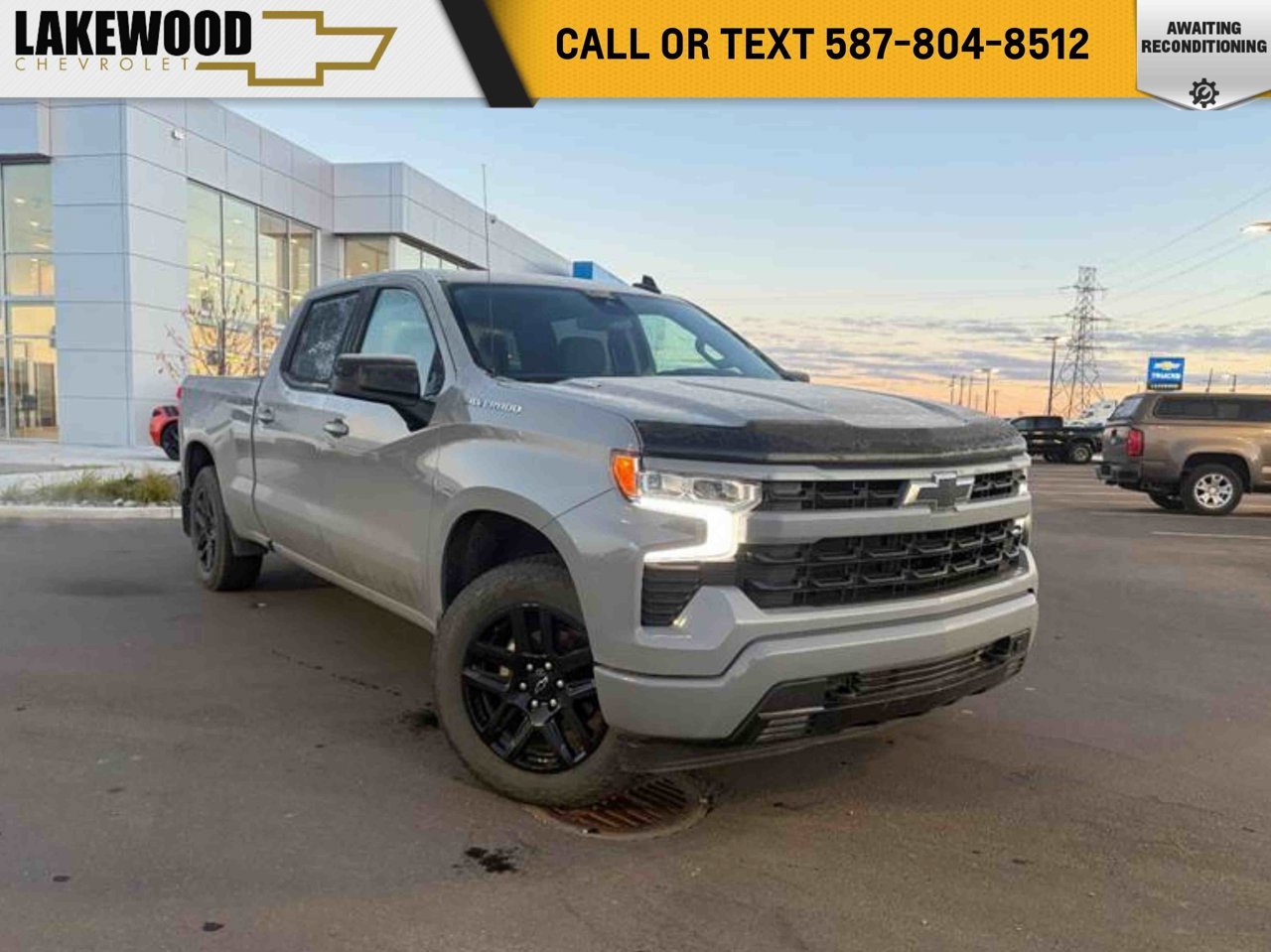 2025 Chevrolet Silverado 1500 4WD Crew Cab 147 RST Grey Sherwood Park - photo #0
