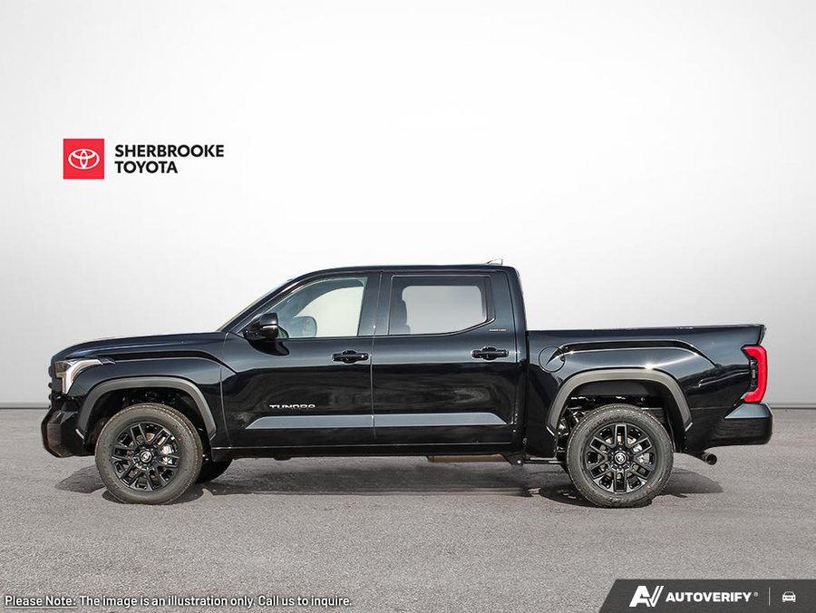 2026 Toyota Tundra Limited CrewMax 4x4 caisse longue Midnight Black Metallic