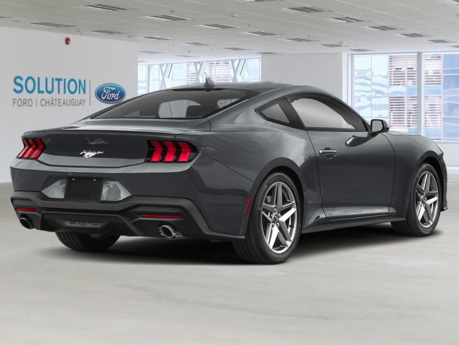 Ford Mustang EcoBoost haut niveau à toit fuyant 2026 Gris avalanche