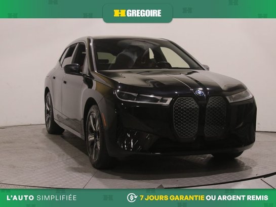 2023 BMW iX xDrive40 AWD AUTO A/C MAGS CUIR NAV CAM RECUL BLUE Black