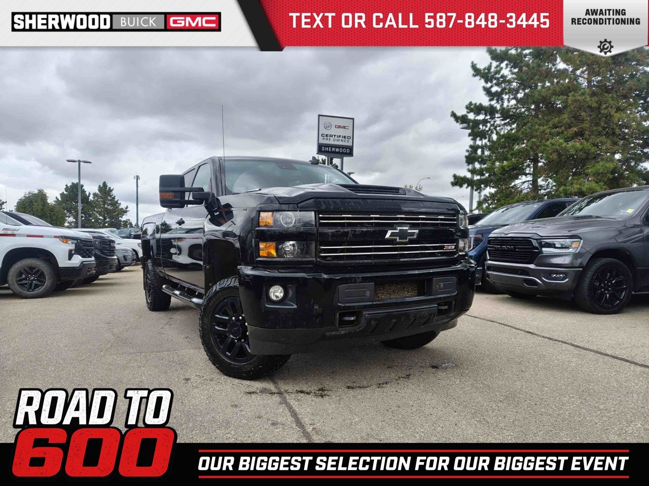 2019 Chevrolet Silverado 2500HD 4WD Crew Cab 153.7 LTZ Black Sherwood Park - photo #0