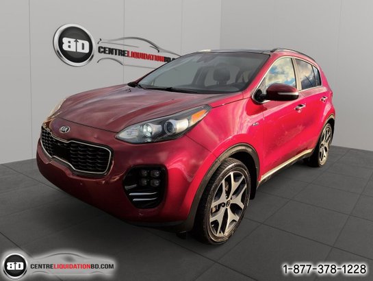 2018 Kia Sportage SX Turbo TI avec noir Red