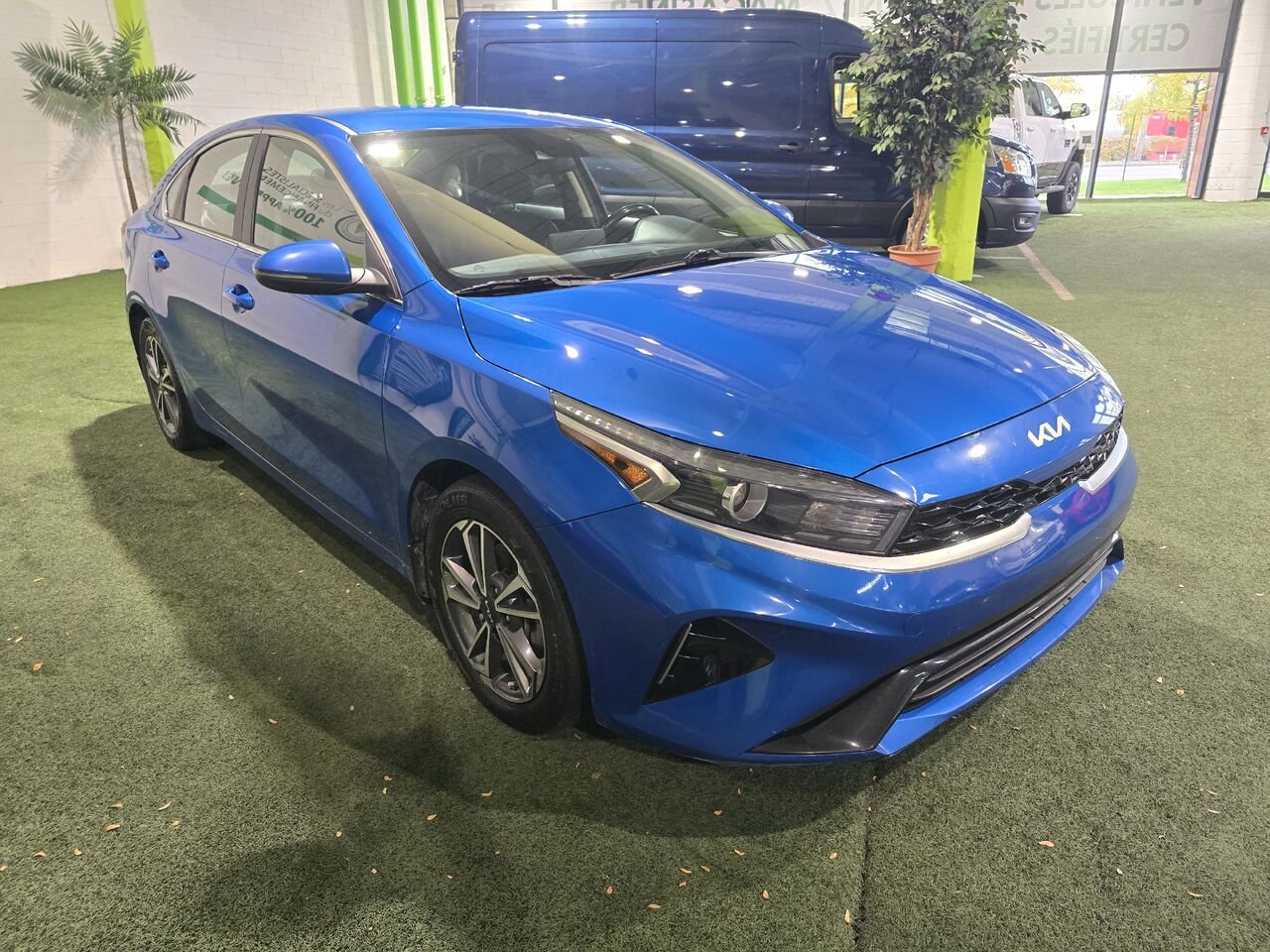 2023 Kia Forte Blue  - photo #7
