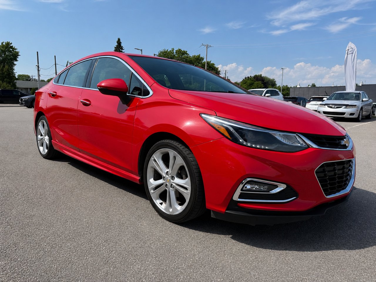 Chevrolet Cruze JAMAIS ACCIDENTÉ / APPLE CARPLAY ET ANDROID AUTO / TOIT OUVRANT 2018 Rouge Châteauguay - photo #3