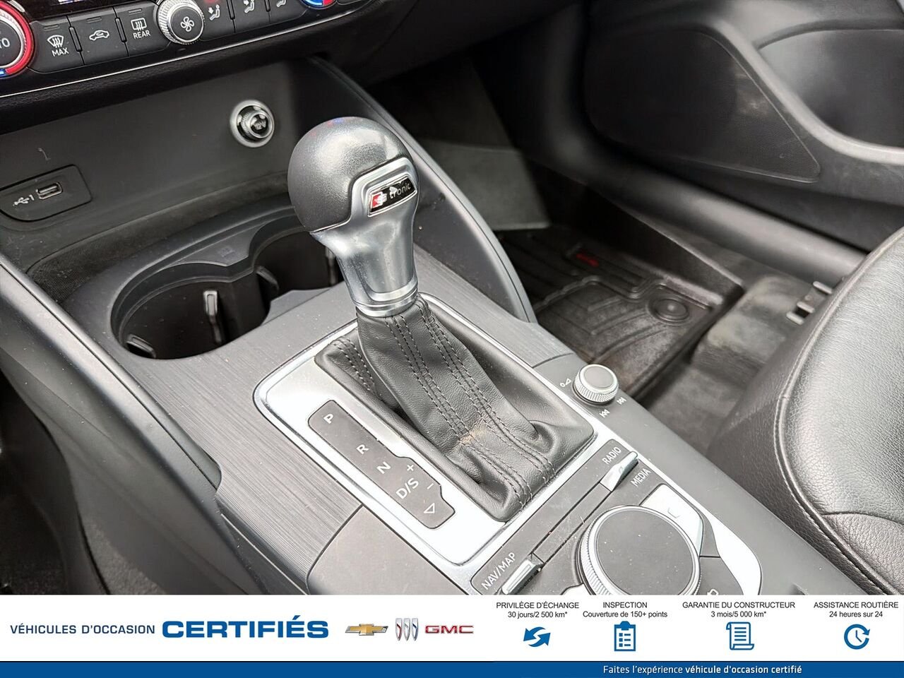 AUDI A3 Komfort 45 TFSI quattro 2019 Noir Montmagny - photo #16