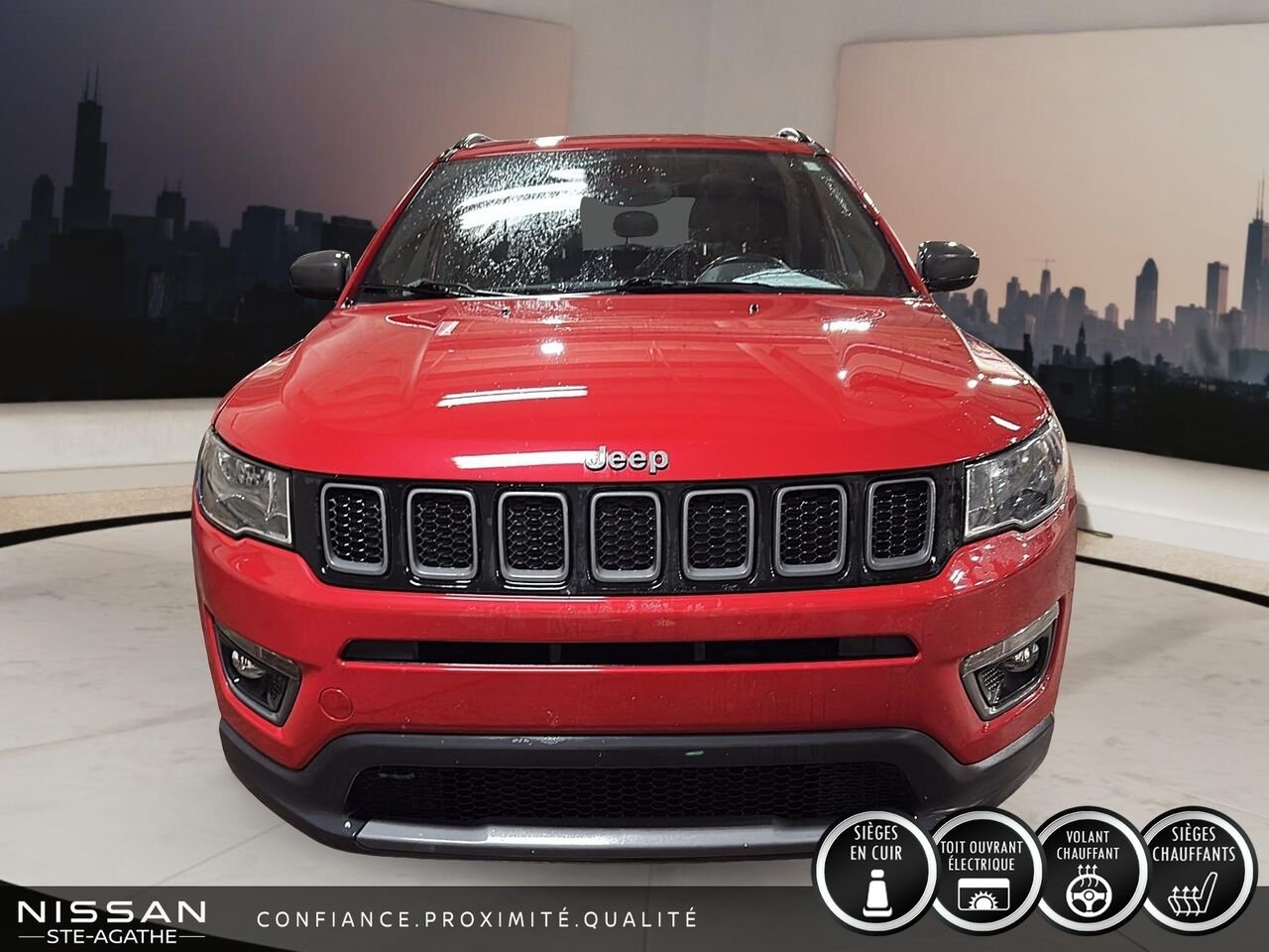 Jeep Compass 2021 Rouge Ste-Agathe des Monts - photo #1