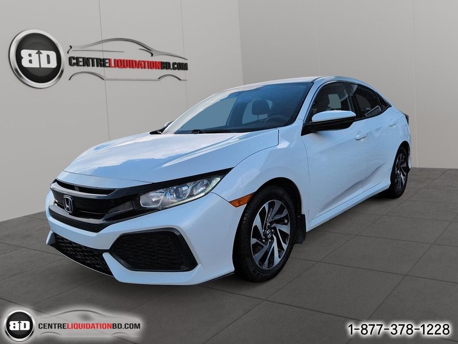 2017 Honda Civic Hayon LX CVT 5 portes White