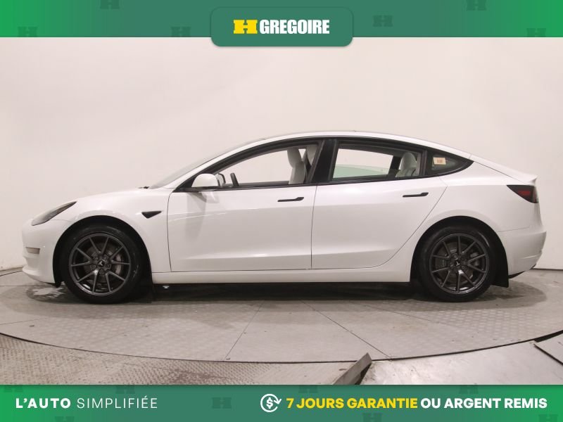 2021 Tesla Model 3 White Laval - photo #4