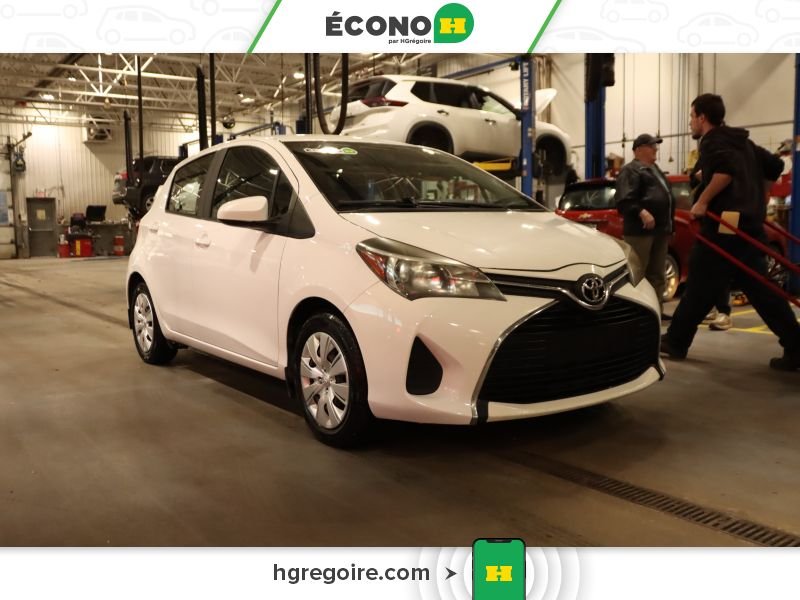 2015 Toyota Yaris White Blainville - photo #0