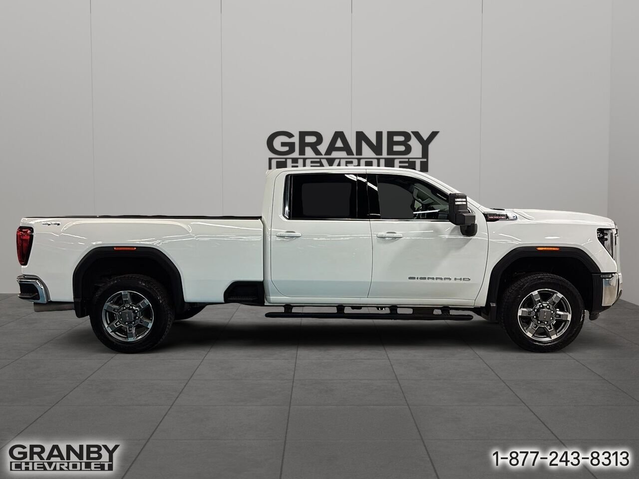 2025 GMC Sierra 2500HD SLE cabine multiplace 4RM 172 po | G3864 White Granby - photo #3