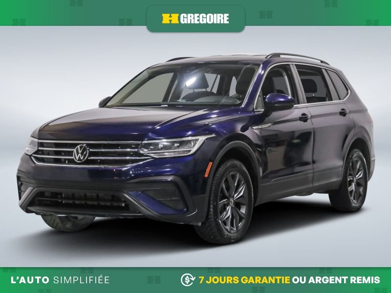 Volkswagen Tiguan Comfortline AWD AUTO A/C CUIR GR ELECT MAGS CAM 2022 Bleu