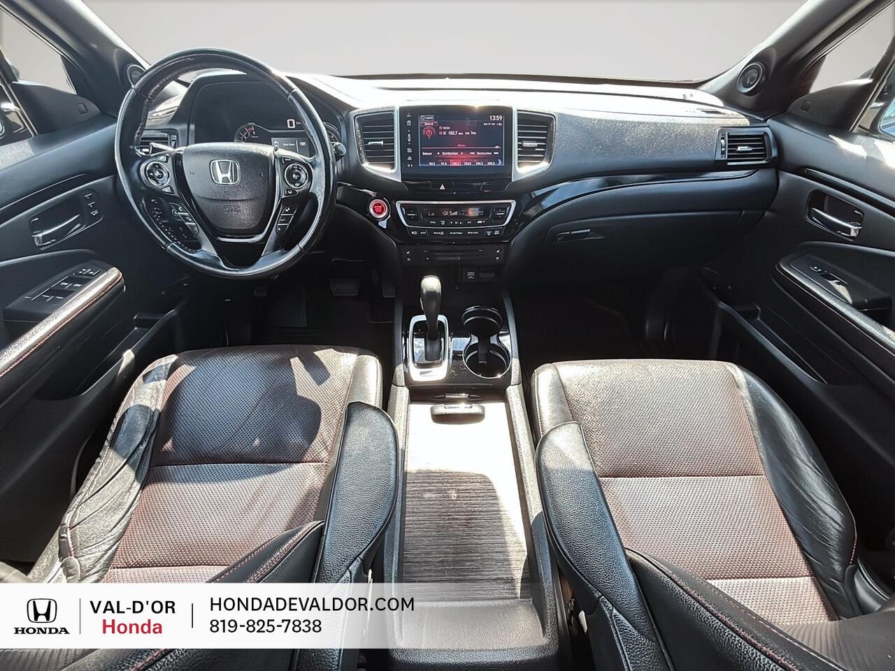 Honda Ridgeline Black Edition cabine multiplace 4RM 2017 Noir Val-d'Or - photo #7