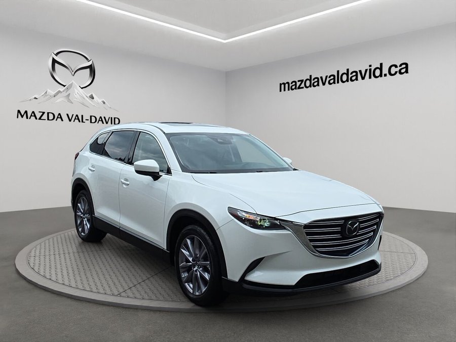 Mazda CX-9 GS-L TI, 7 passagers, Apple carplay, Toit ouvrant, volant chauffant 2023 Blanc