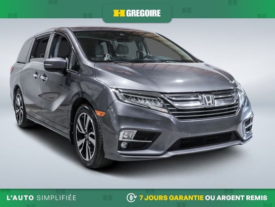 Honda Odyssey Touring AUTO AC CUIR TOIT NAV MAGS CAM RECULE BLUE 2019 Gris