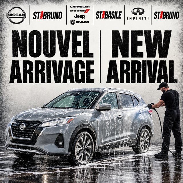 2021 Nissan Kicks SV MAGS, SIEGES ET VOLANT CHAUFFANTS, DEMARREUR, CARPLAY Grey