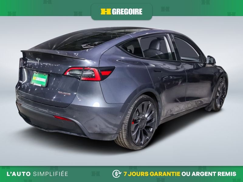 Tesla Model Y 823129 | Performance AWD AUTO A/C MAGS CUIR TOIT NAV CAM RE 2023 Gris Laval - photo #7