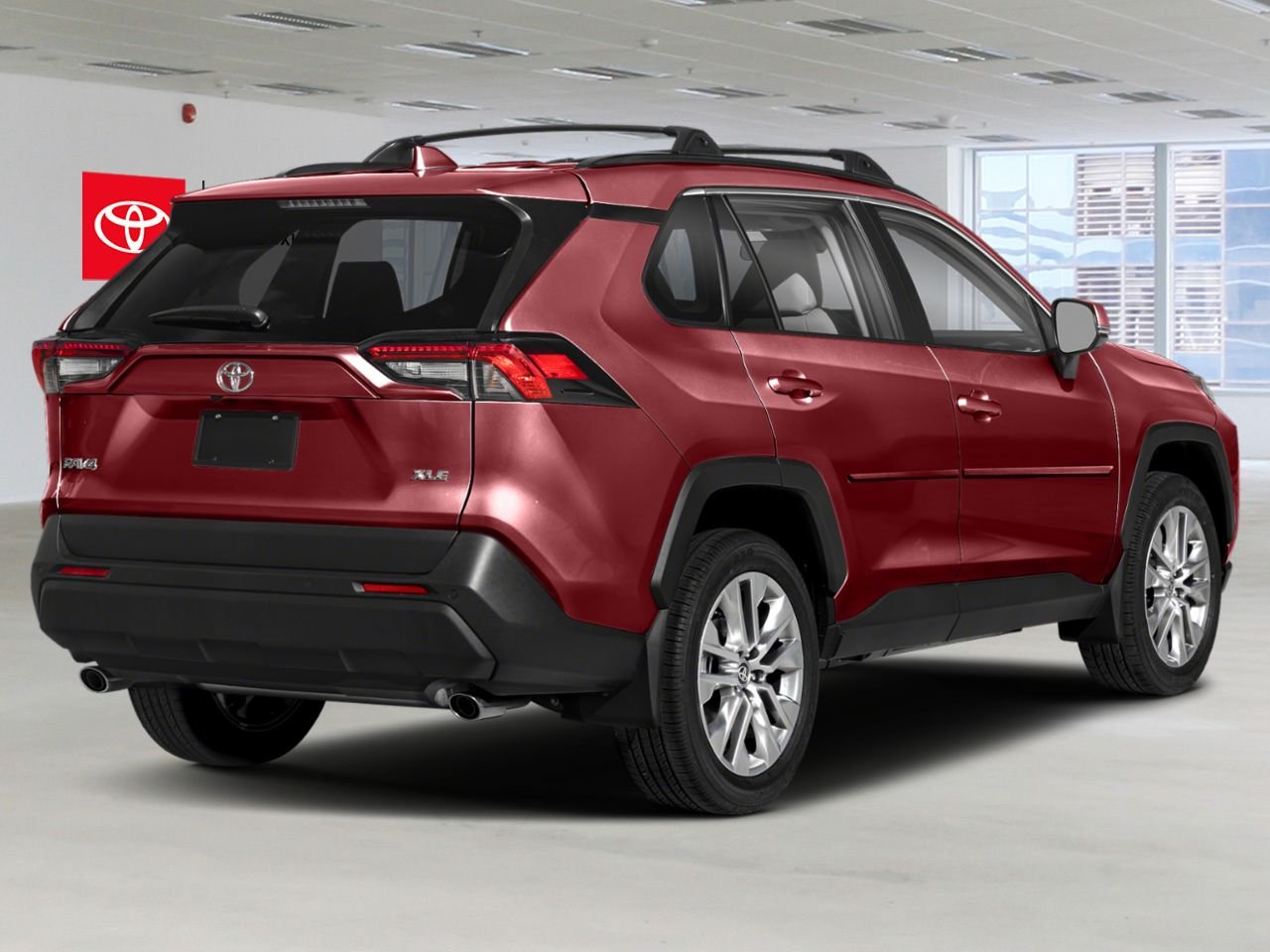 2025 Toyota RAV4 XLE AWD / CLEAN CARFAX / HEATED SEATS / MOONROOF / BACKUP CAMERA Red Mississauga - photo #1