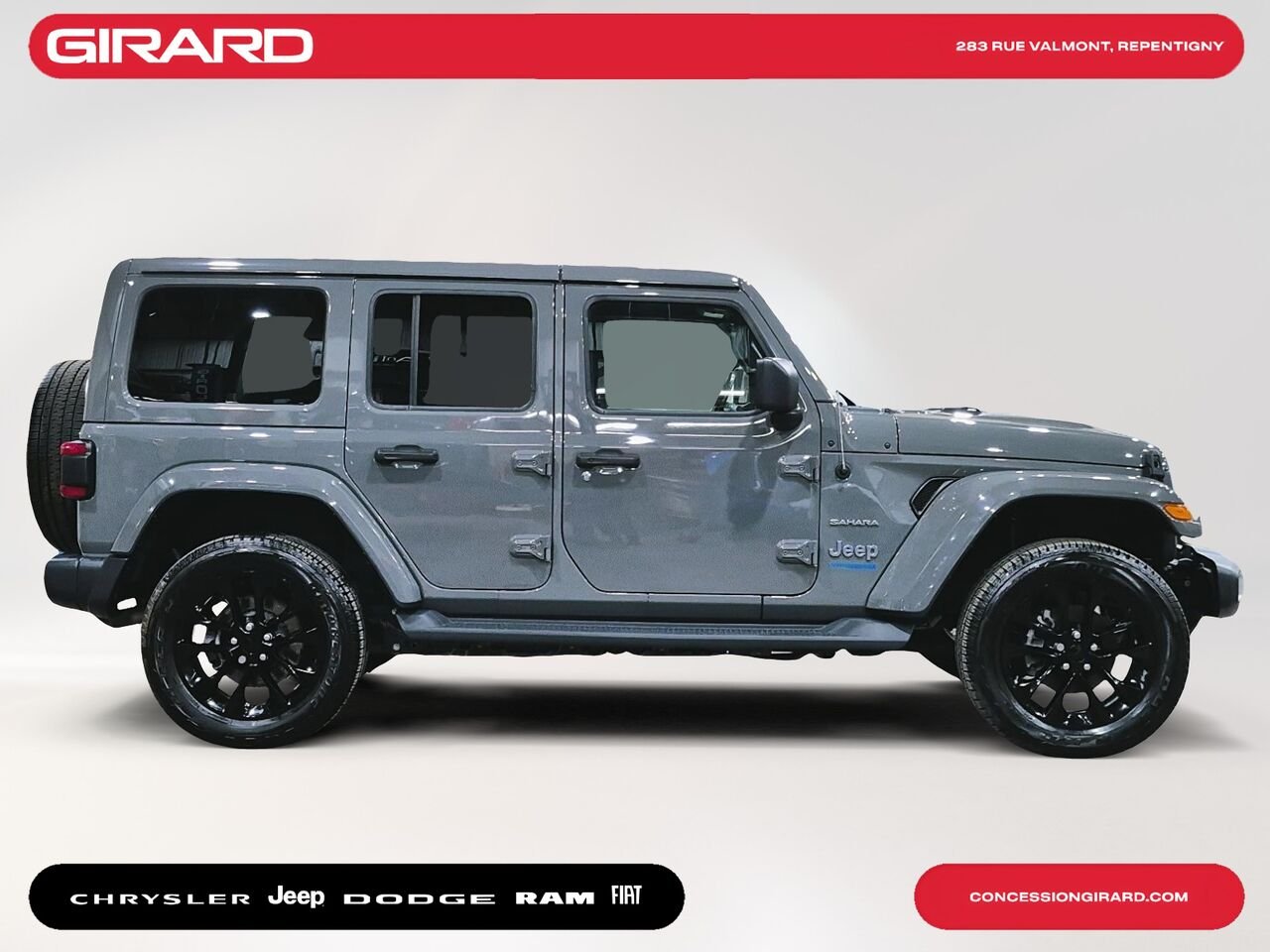 JEEP WRANGLER 4XE 2022 Gris Repentigny - photo #3