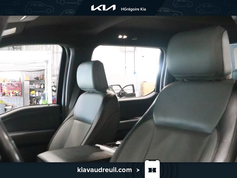 Ford F150 KA8110A | LARIAT AWD A/C CUIR GR ELECT MAGS CAM RECUL BLUETO 2023 Noir Laval - photo #9