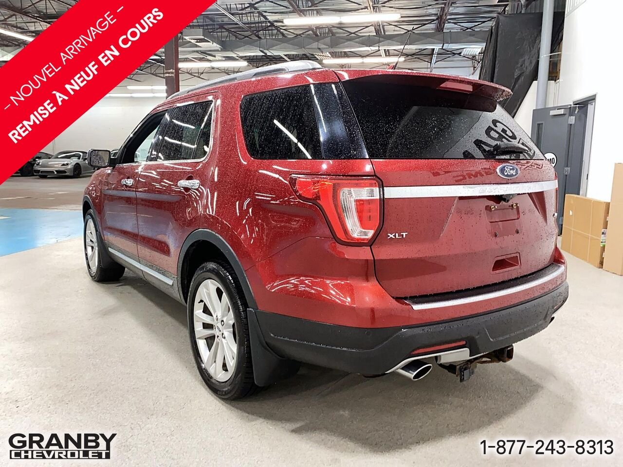 Ford Explorer XLT, quatre roues motrices | G3898 2018 Rouge Granby - photo #6