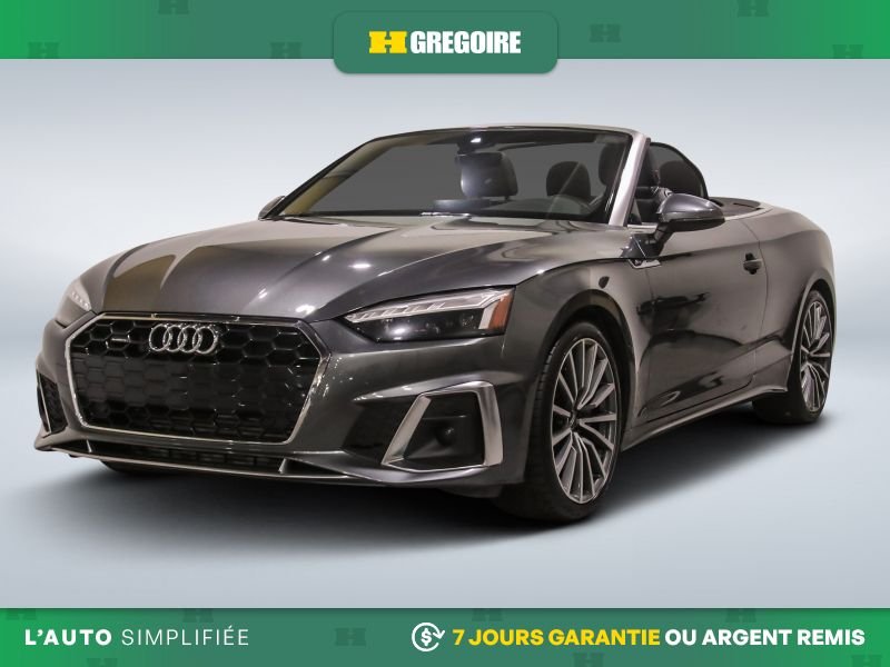 2023 Audi A5 Progressiv AWD AUTO A/C CUIR TOIT NAV CAM RECUL BL Grey