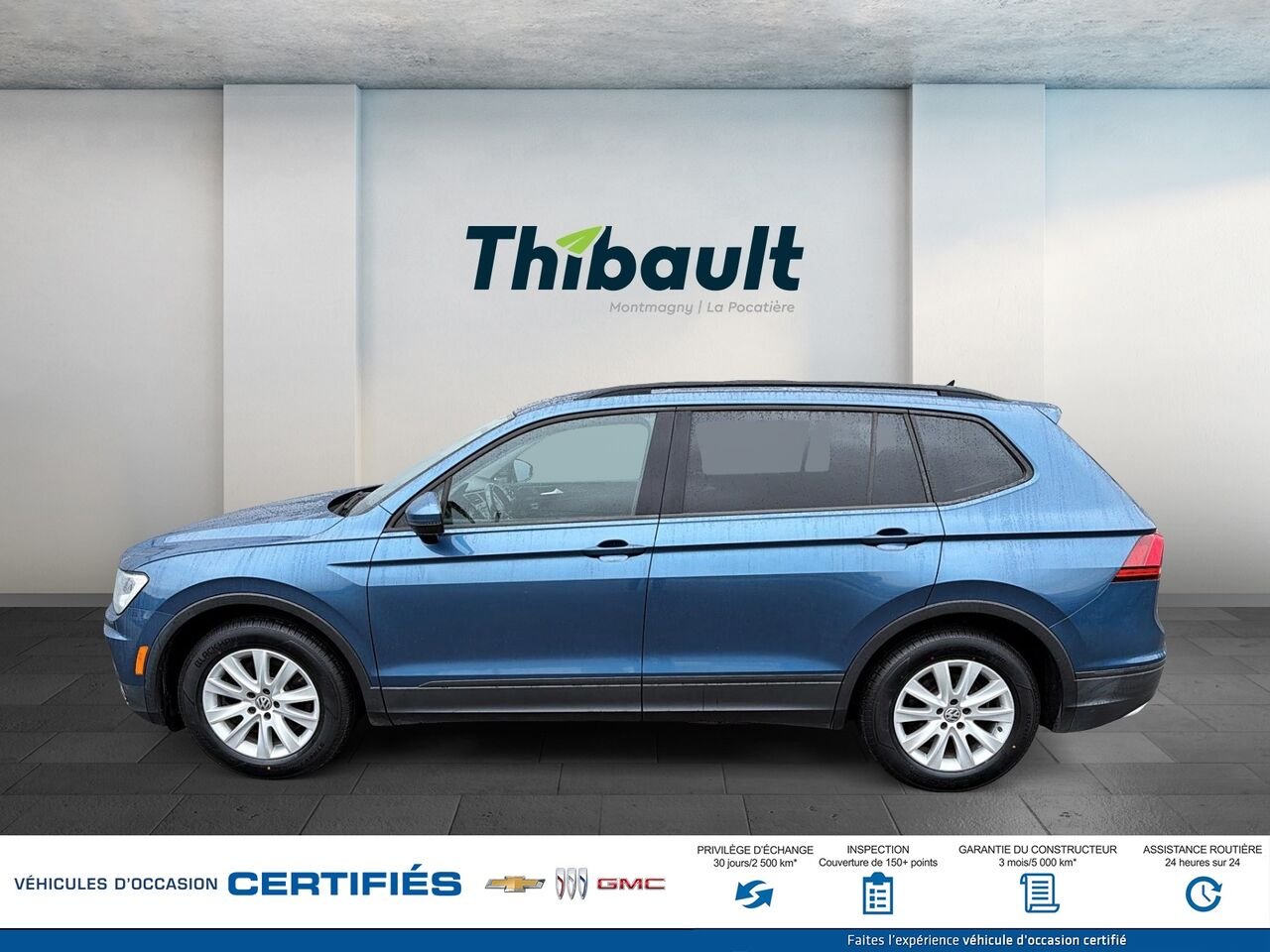 VOLKSWAGEN TIGUAN S Trendline 4MOTION 2018 Bleu Montmagny - photo #4