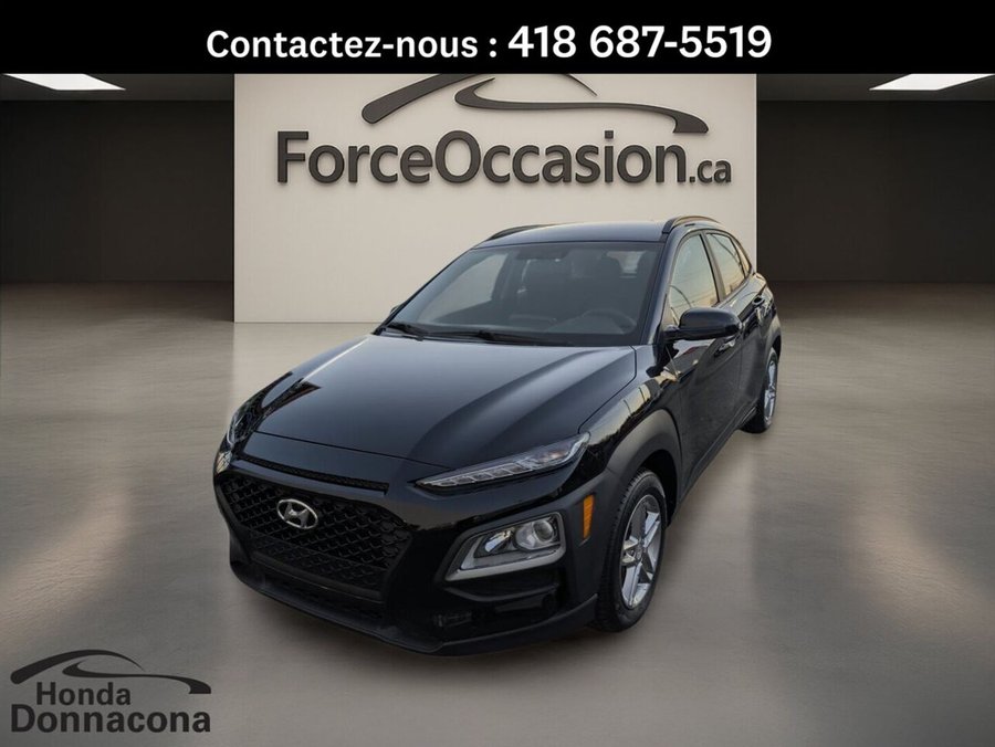 Hyundai Kona Essential, Bas Kilométrage, 2021 Noir