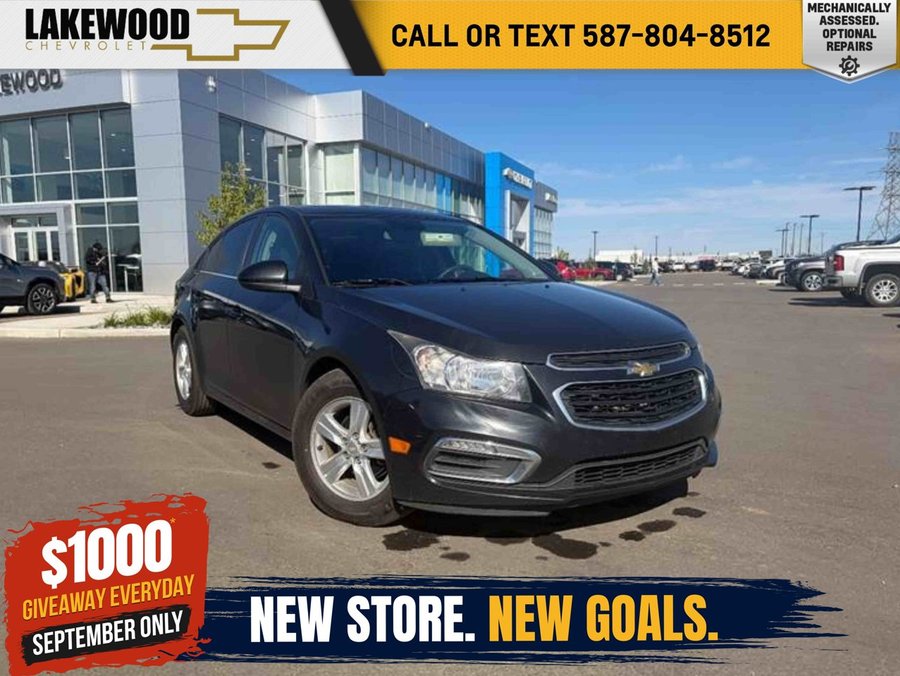 2015 Chevrolet Cruze 1LT 1.4T | Power Sunroof Black