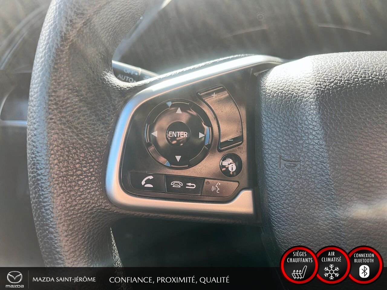 Honda Civic Berline 2020 Blanc Ste-Agathe des Monts - photo #14