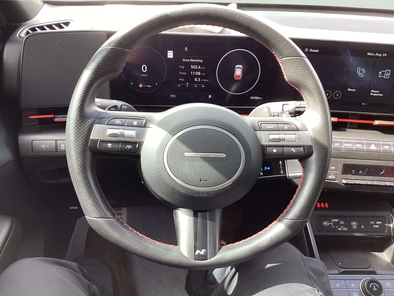 2024 Hyundai Kona 1.6T N Line TI avec toit bicolore Green Gatineau - photo #11