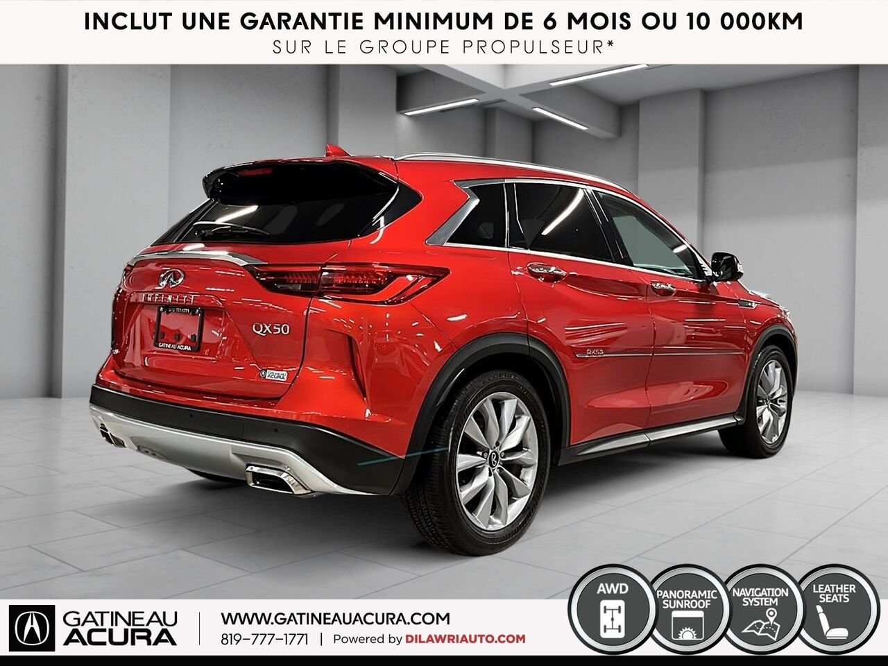 INFINITI QX50 Sensoriel AWD 2020 Rouge Gatineau - photo #14