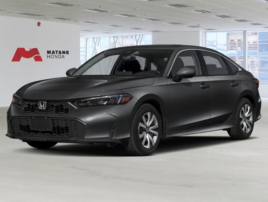 2026 Honda Civic Sedan CIVIC SDN LX Crystal Black Pearl