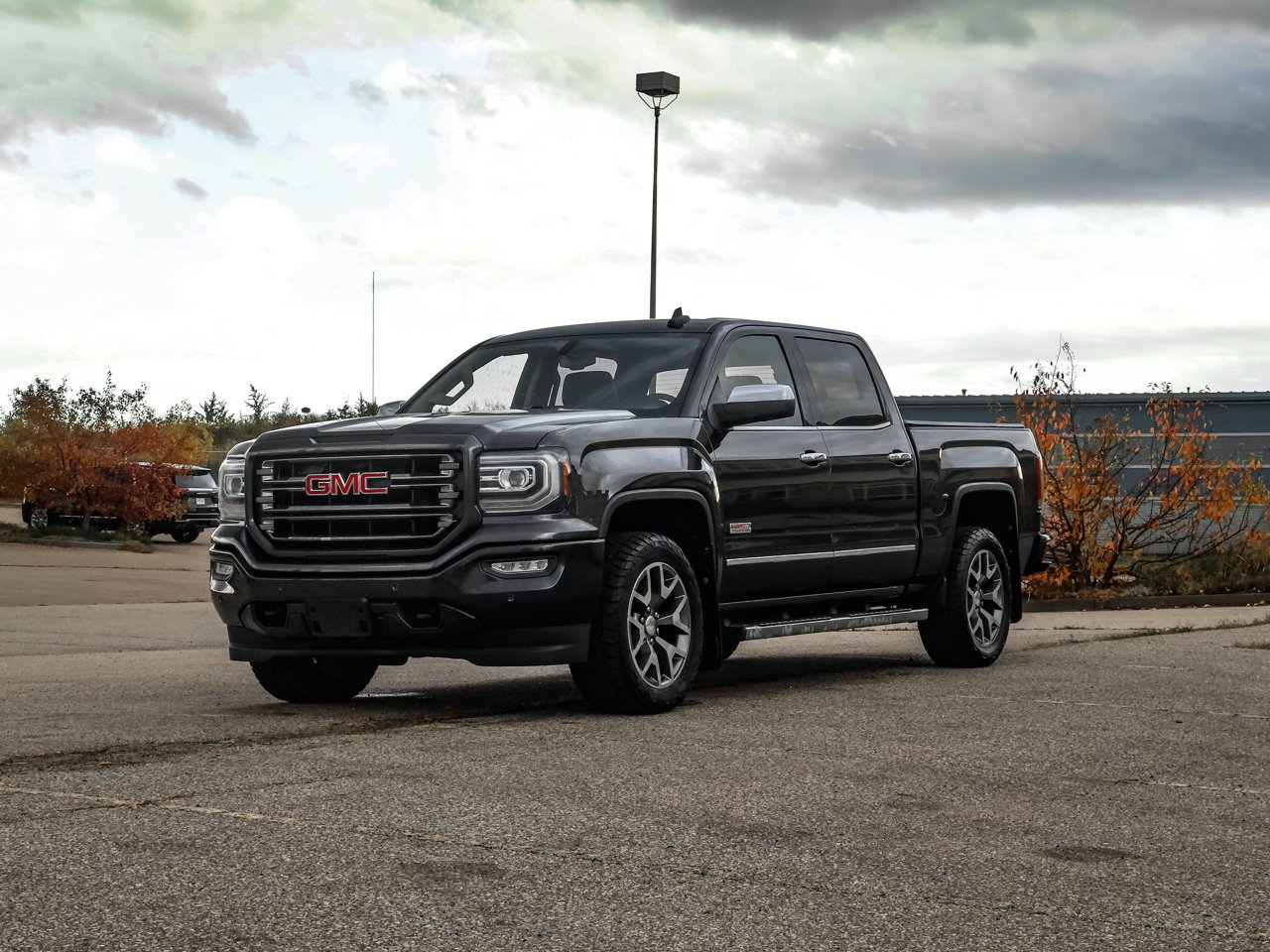 2016 GMC Sierra 1500 4WD Crew Cab 143.5 SLT Black Sherwood Park - photo #3