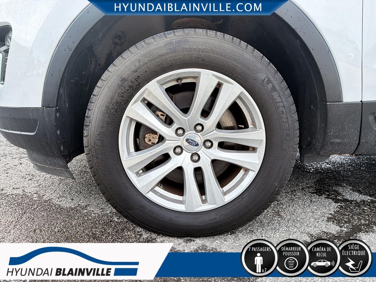 Ford Explorer 2018 Blanc Blainville - photo #7