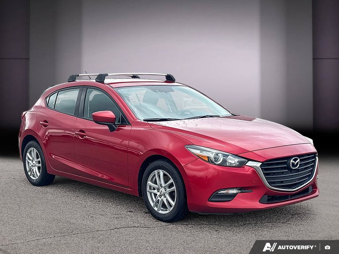 2017 Mazda Mazda3 JM1BN1K79H1121688 Red Mirabel - photo #6