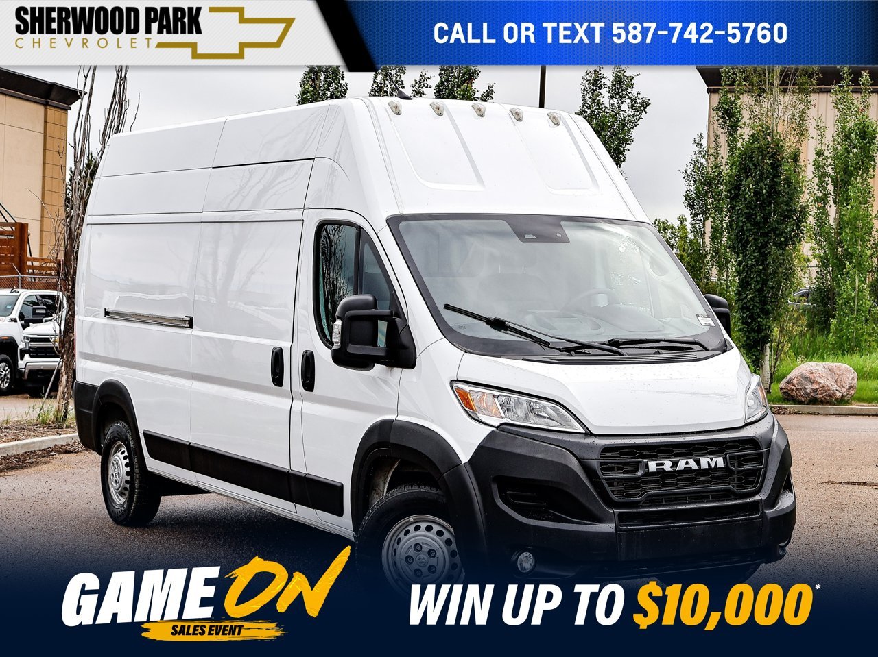 2024 Ram ProMaster Cargo Van Tradesman 3500 Super High Roof 159 WB w/Pass White Sherwood Park - photo #0