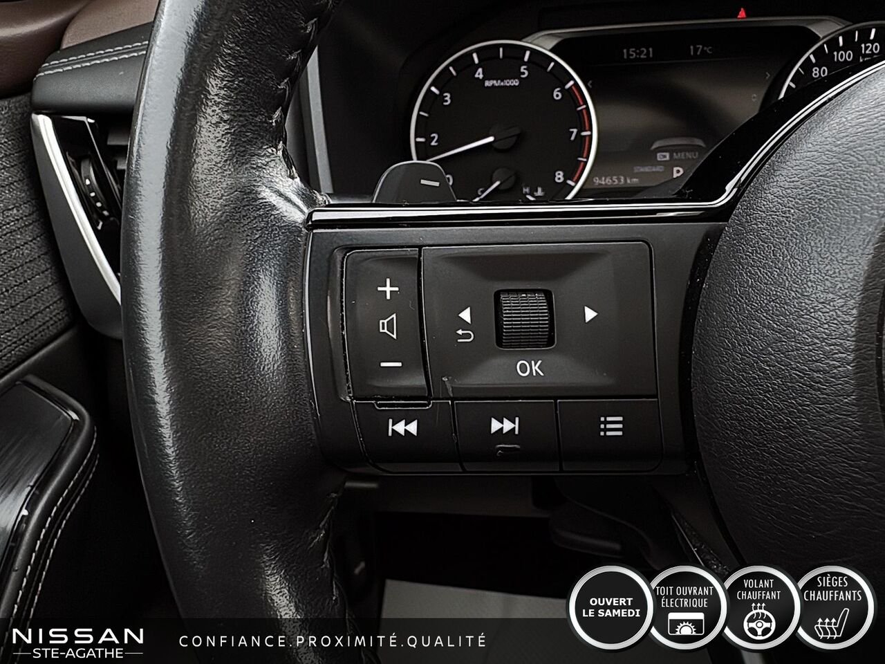 Nissan Rogue SV TA | 98 110 KM | UN SEUL PROPRIÉTAIRE | JAMAIS ACCIDENTÉ 2021 Gris Saint-Jérôme - photo #17