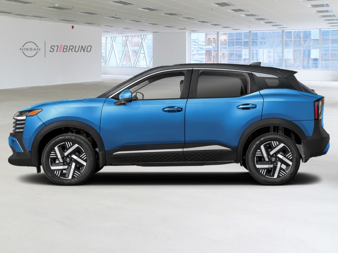 2026 Nissan Kicks Artic Ice Blue Metallic/Super Black Saint-Basile-le-Grand - photo #2