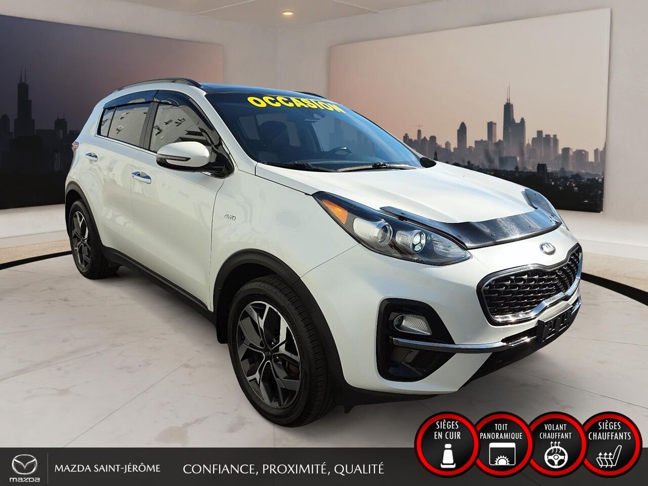 2020 Kia Sportage White Saint-Jérôme - photo #3