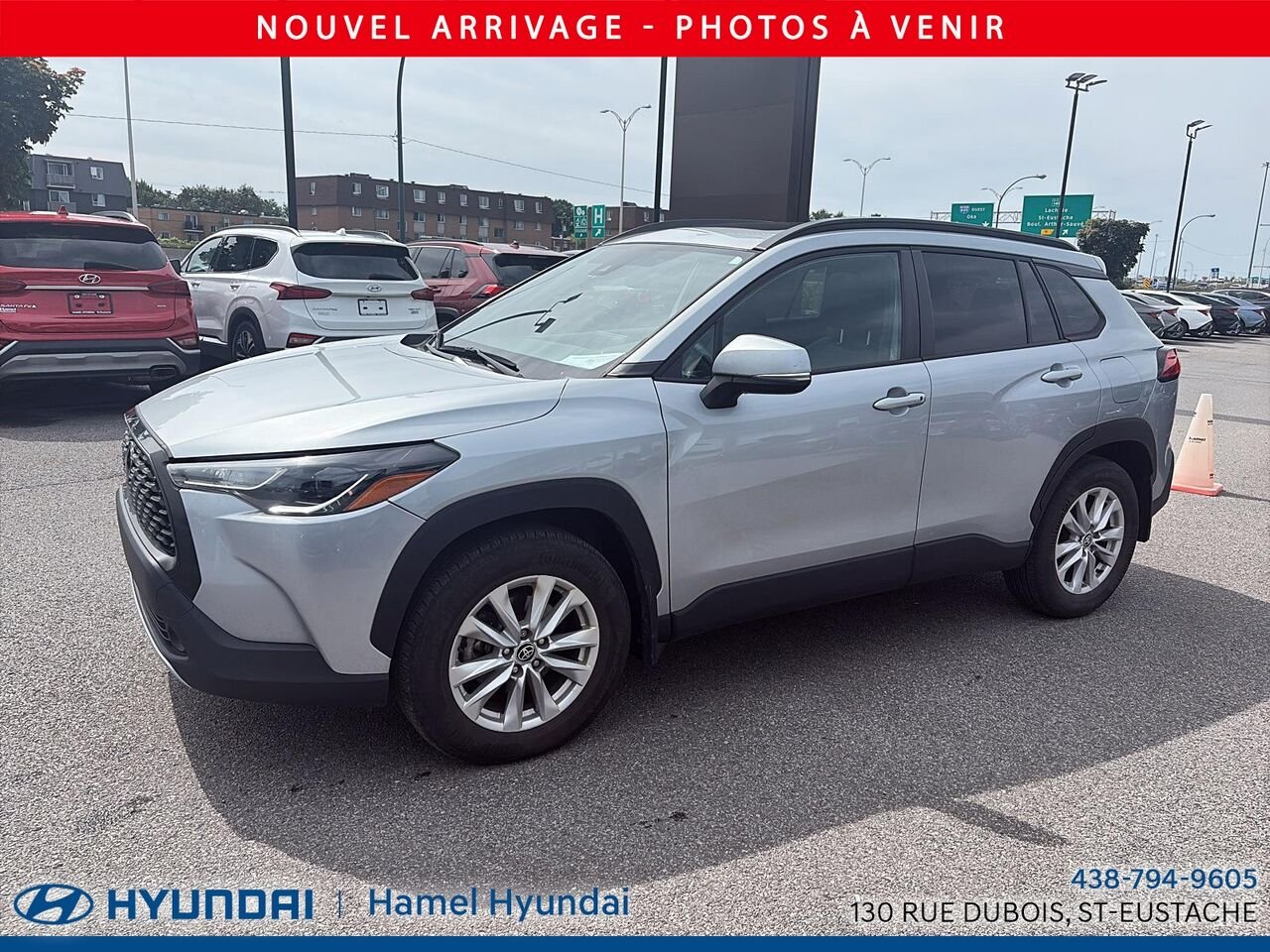 Toyota Corolla Cross 2022 Argent Saint-Eustache - photo #2