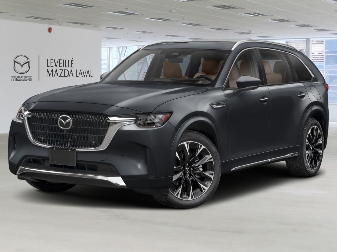 Mazda CX-90 hybride léger Signature TI 2026 Noir de jais mica Laval - photo #0