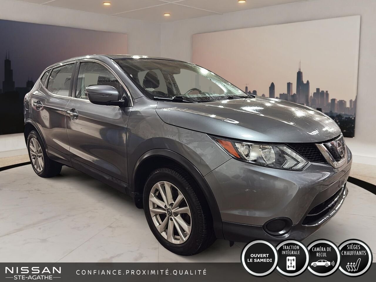 2019 Nissan Qashqai Grey Ste-Agathe des Monts - photo #2