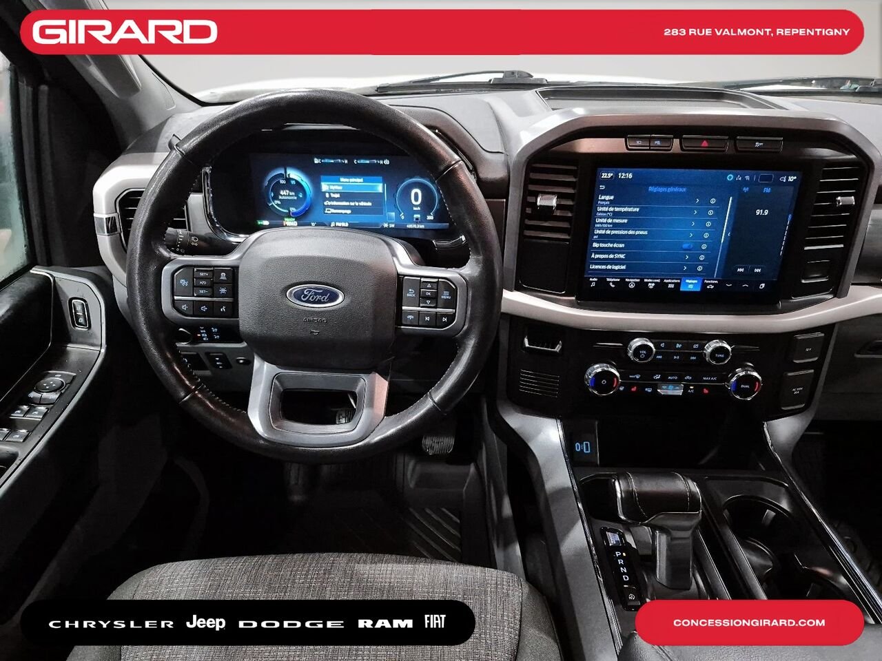 Ford F-150 LIGHTNING 2023 Blanc Repentigny - photo #15