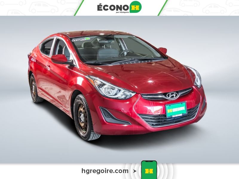 2016 Hyundai Elantra Red Saint-Eustache - photo #0